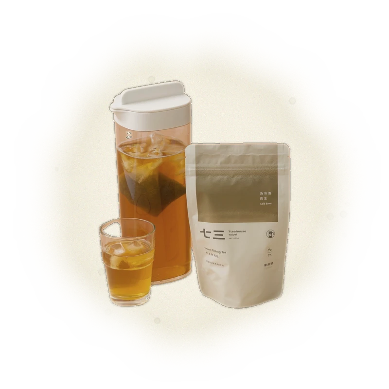 【官網限定】半生熟烏龍〔家庭號9g茶包丨7入環保夾鏈袋〕 3
