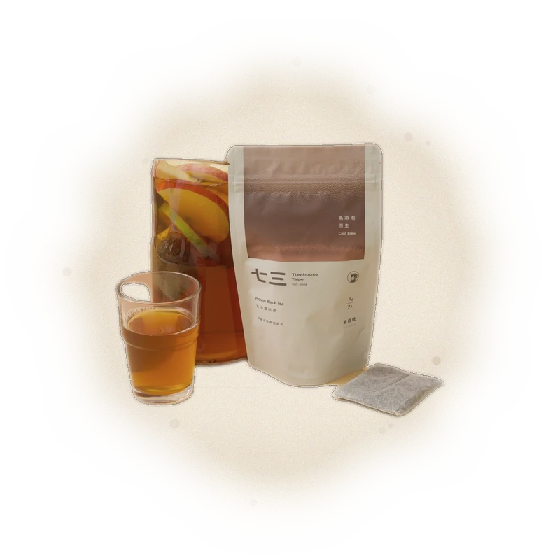 【官網限定】大小葉紅茶〔家庭號9g茶包丨7入環保夾鏈袋〕 3