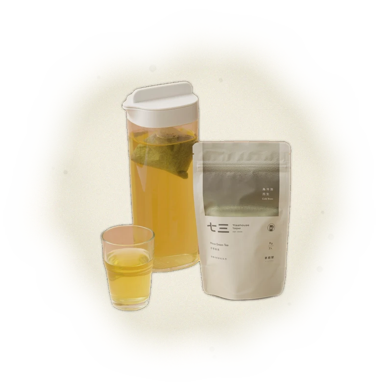 【官網限定】炒菁綠茶〔家庭號9g茶包丨7入環保夾鏈袋〕 3