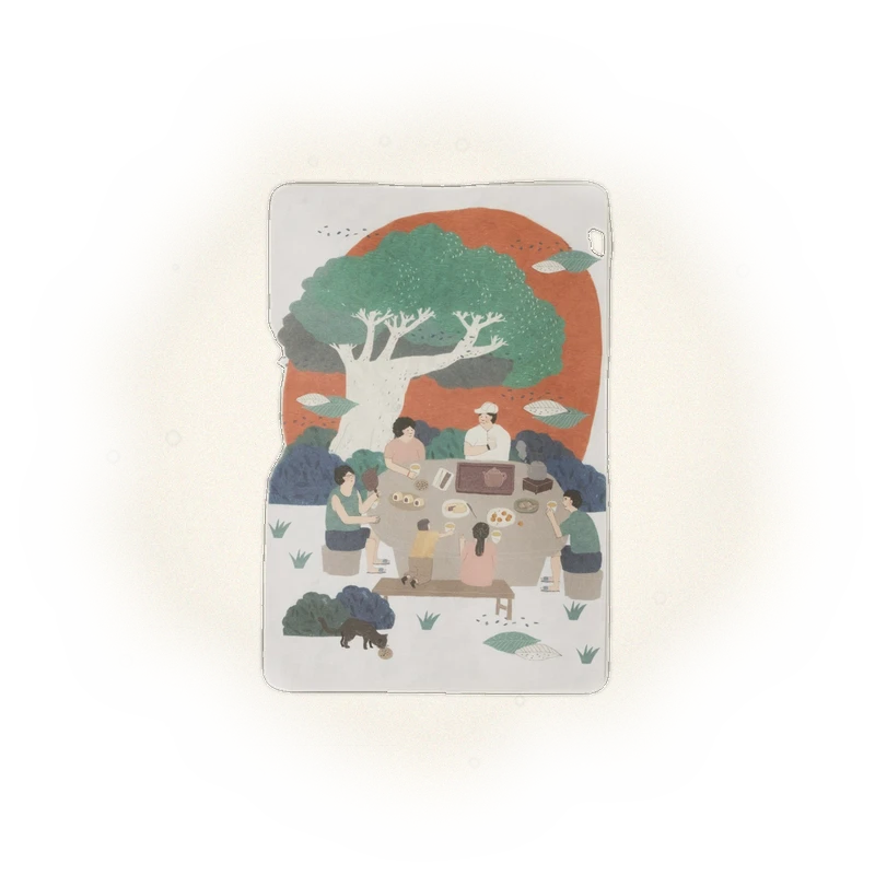 茶包明信片－喝茶景致款 5