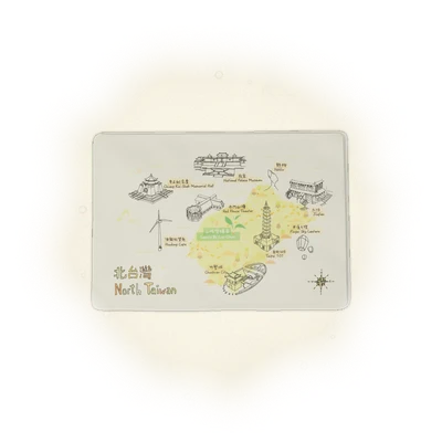 茶包明信片－旅台款 4