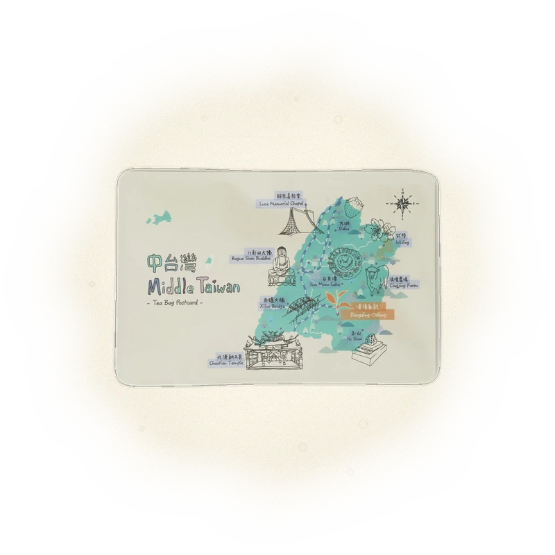 茶包明信片－旅台款 5
