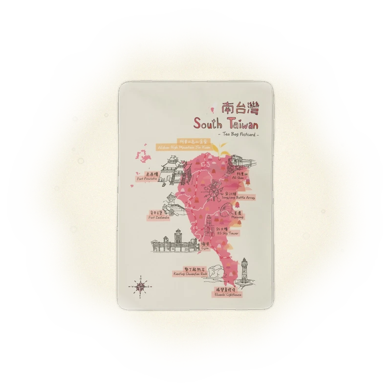 茶包明信片－旅台款 7