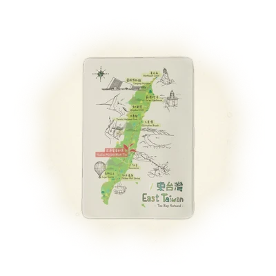 茶包明信片－旅台款 10