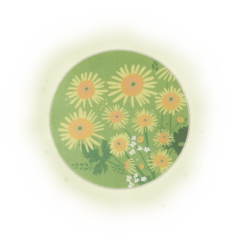 茶包明信片－茶與花語款 3