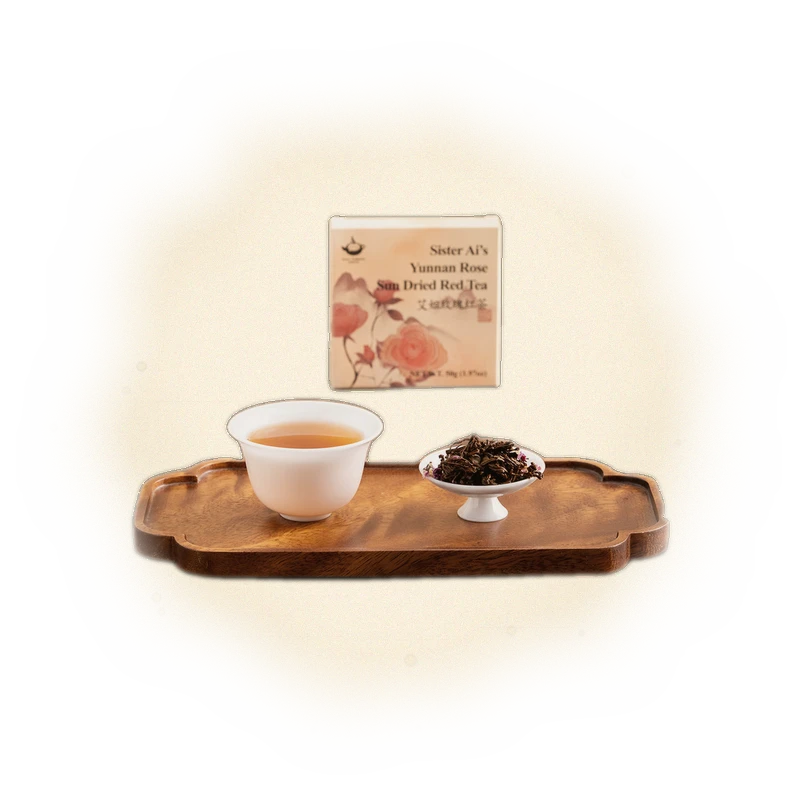 Sister Ai's Yunnan Rose Shai Hong Red Tea 3