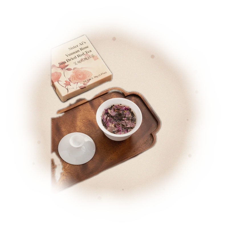 Sister Ai's Yunnan Rose Shai Hong Red Tea 7