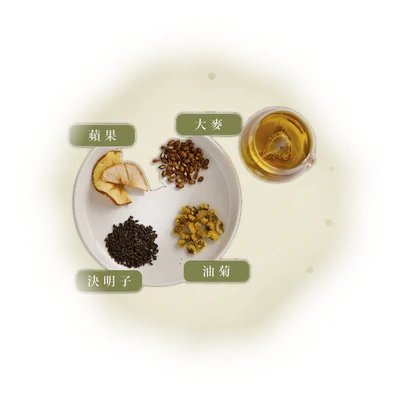 舒緩-油菊與大麥（夢想好棒款）｜隨行包5入茶包-無咖啡因茶 6
