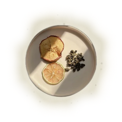【清香甘甜-果乾茶包】 蘋果香檸金萱茶