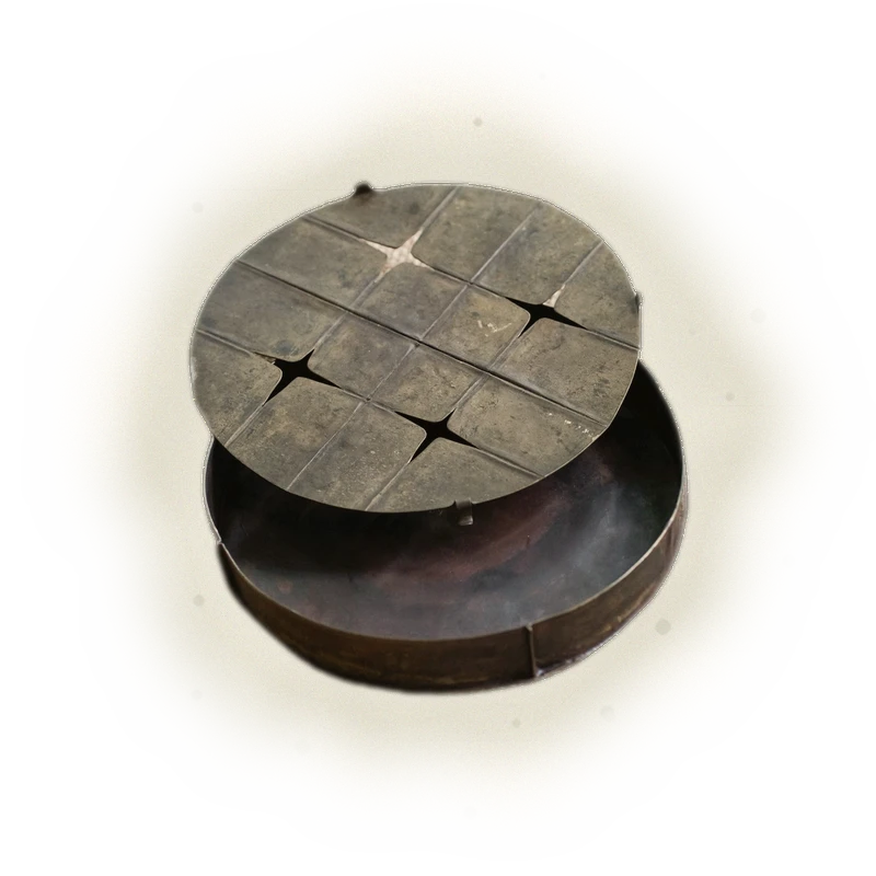 【 作家茶器｜隙裏有光 】</br>燦・黃銅｜茶舟／窪 #1 5