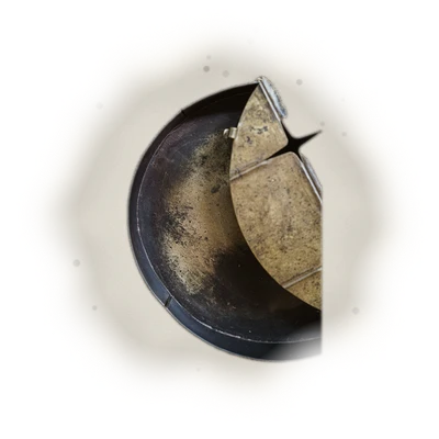 【 作家茶器｜隙裏有光 】</br>燦・黃銅｜茶舟／窪 #2 8